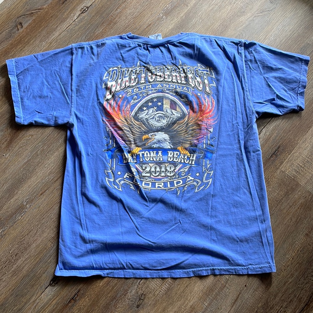🏍️ Vintage 2018 Biketoberfest T-Shirt - 26th Annual Daytona Beach Event